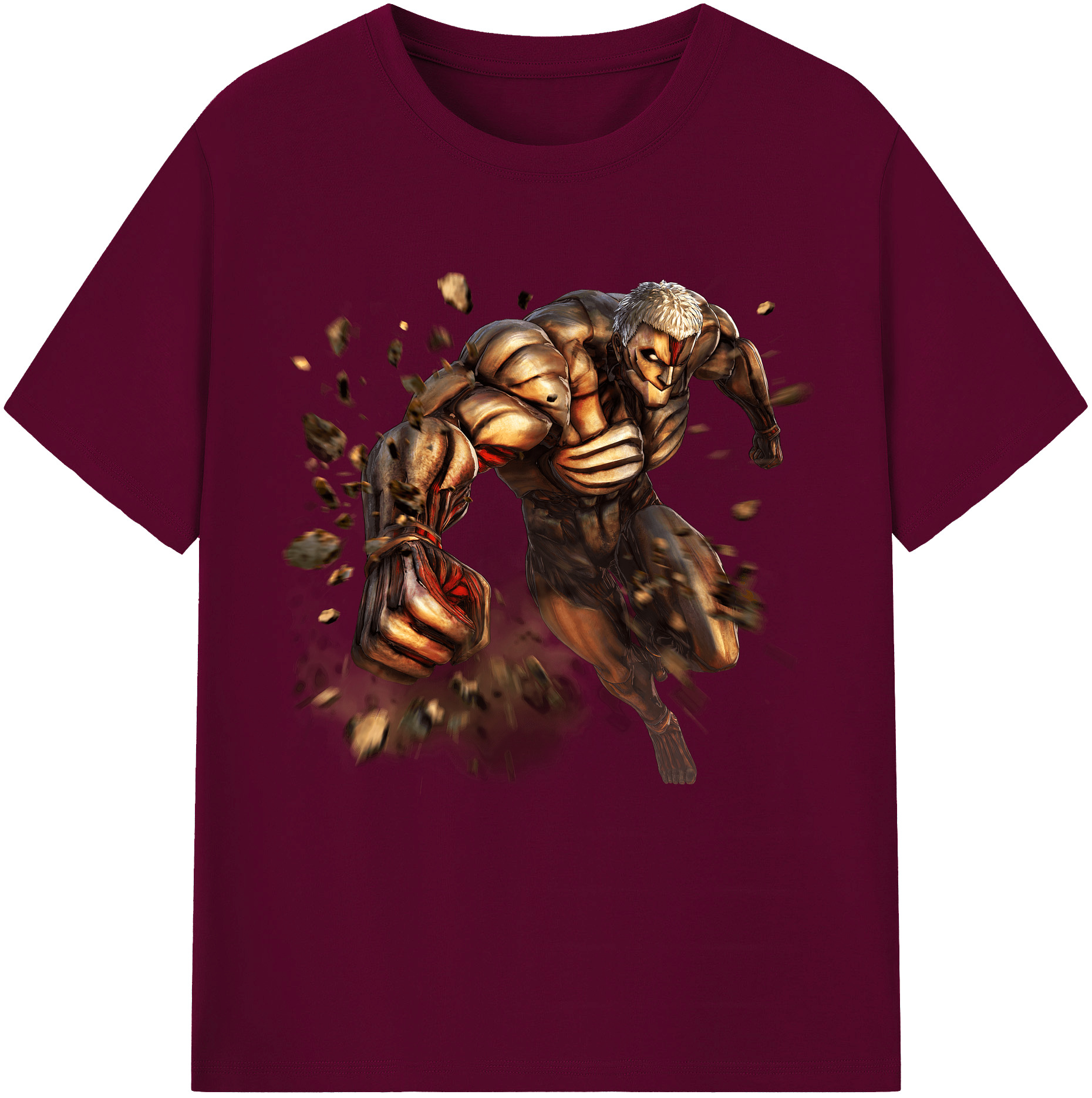 （画像用） 進撃の巨人 Attack on Titan レディースカジュアルプリントTシャツ（綿100％）